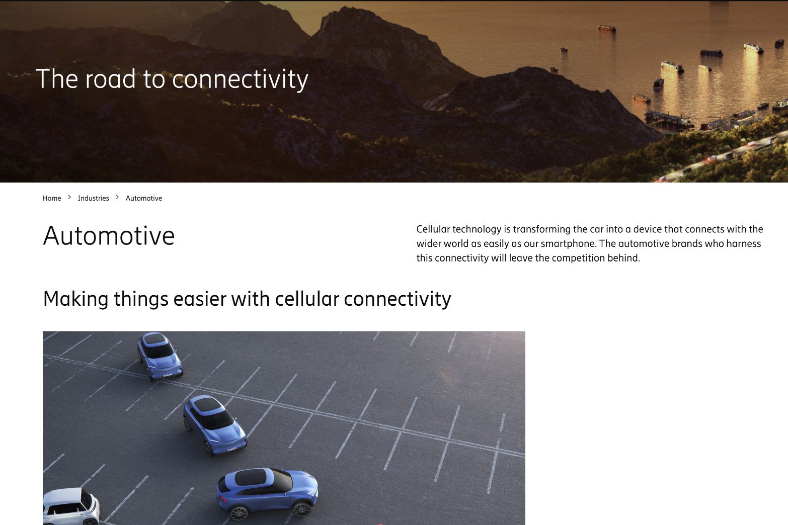 iMac template (e.g. Connected vehicles)