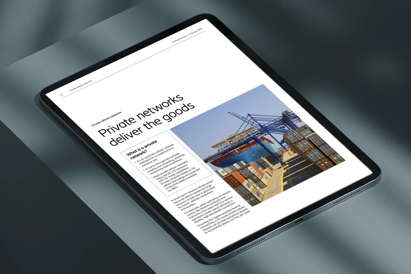 Ericsson Smart Ports eBook
